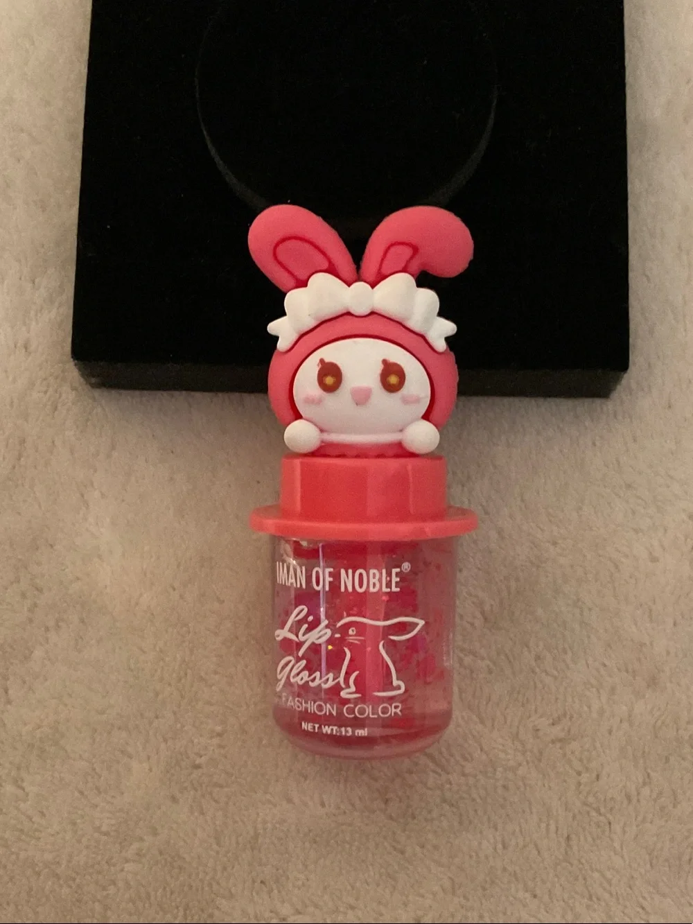 Pink Bunny Lip Gloss - Sheer Strawberry Pink